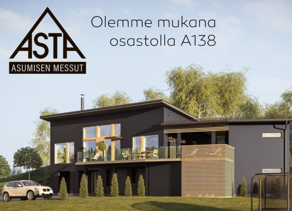 Lammi-Kivitalot mukana Asta 2025 -messuilla Tampereella